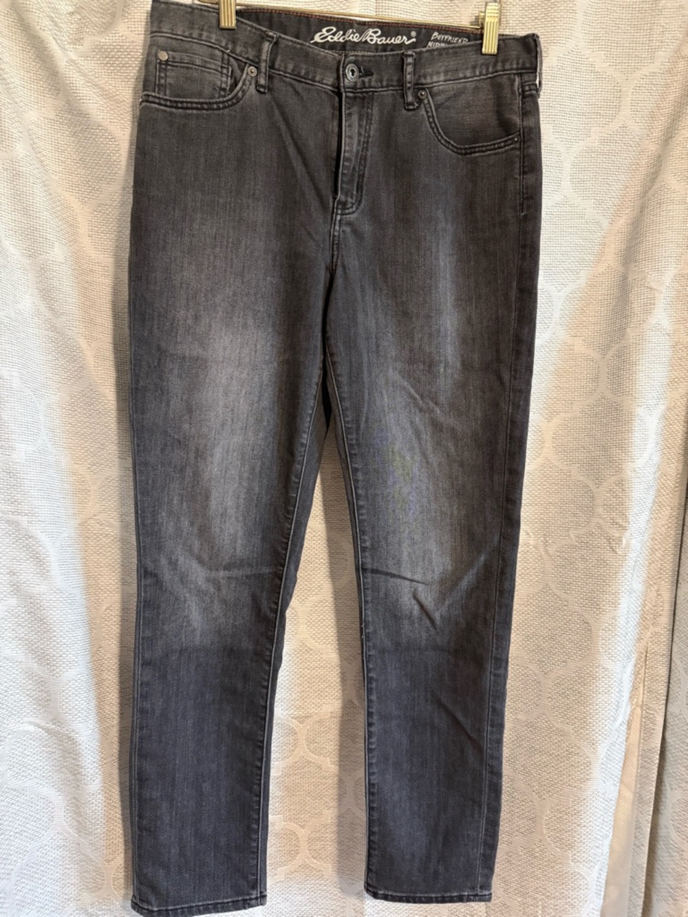 Eddie Bauer Boygriend Midrise slim Women's Charcoal Jeans